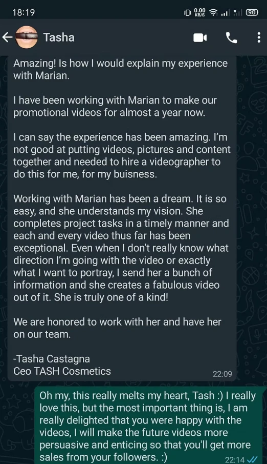 Tasha of Tash Cosmetics