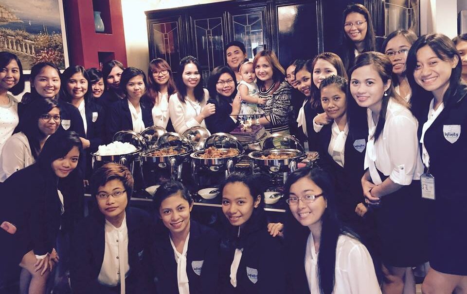 Marian when she was working in a digital marketing agency Philippines